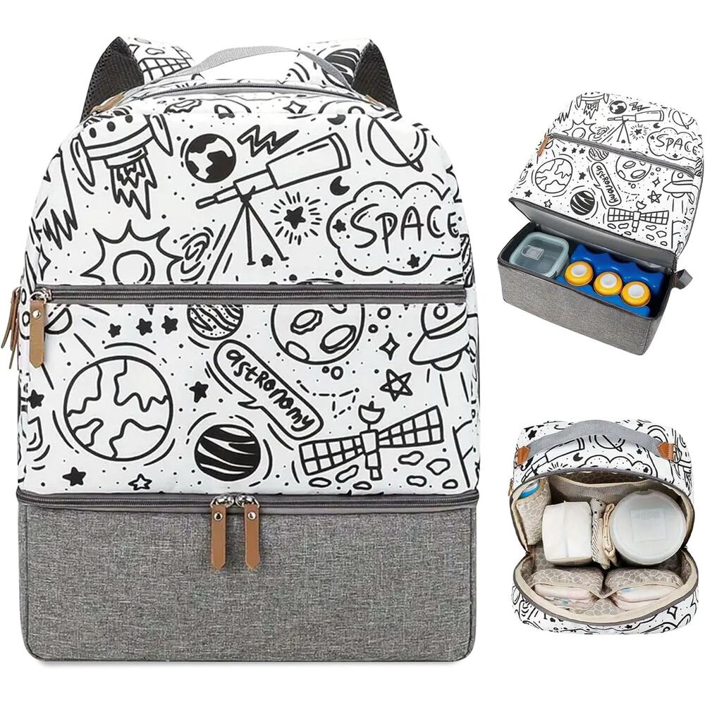New Village of Many Multi Function, Insulated, Waterproof Diaper Bag Backpack